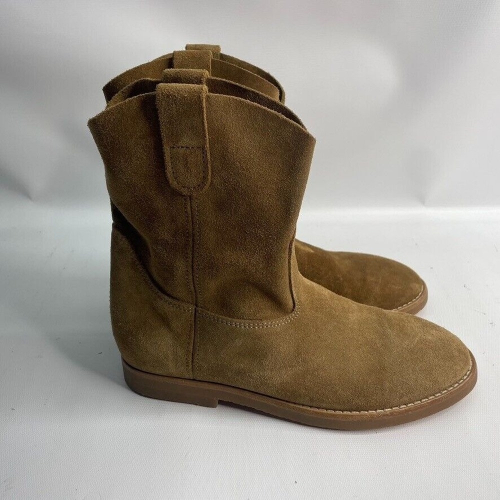RE/DONE Olive Suede 60s Camarguaise Boot sz 36 US 6 WOMENS